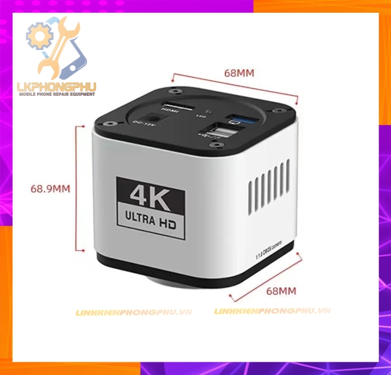 Cam 4K Ultra HD Trắng  Điều Khiển Bằng Chuột