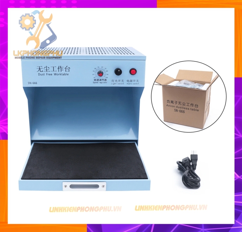 Máy khử lọc bụi từ tính SN-666 ( 2 chế độ đèn )