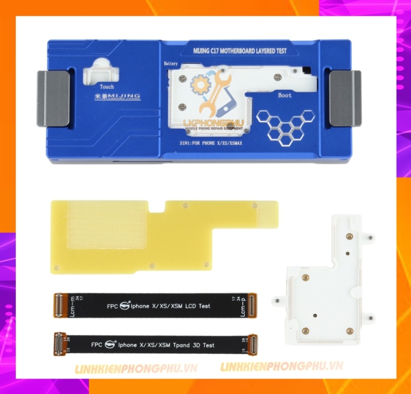 Đế Test Main Mijing C17-C18-C20-C21-C22 - C23 Từ X - 15Pro Max
