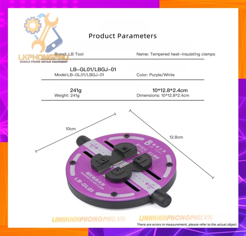 💦Kep Main  Kính cường Lực Luban LB-GJ01 ( Trắng ) và LB-GL01 ( Tím )