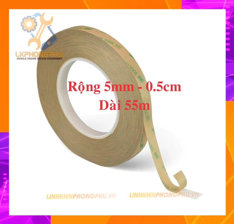 Keo 3M 300lSE 2 mặt Japan xịn sò 2mm / 4mm / 5mm / 6mm / 8mm