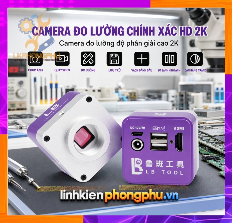 Camera HDMI Luban 2K 60FPS HD