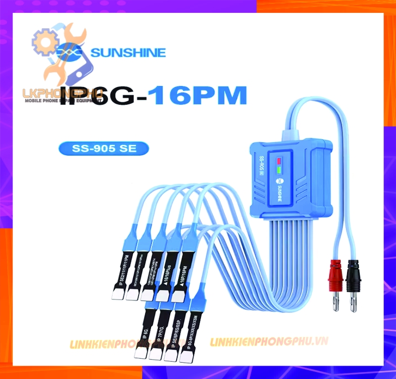 Dây cấp nguồn Sunshine All iPhone 6G-16Pro Max SS-905K vs All Android SS-905H SE