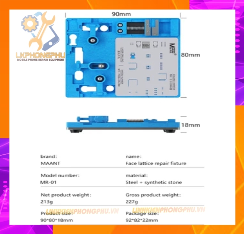 Bộ Đế Kèm Vỉ Làm Face ID MaAnt MR-01: X-16ProMax