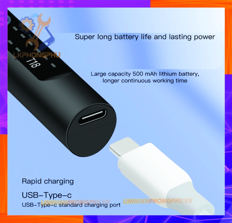 Máy mài mini cầm tay Luban LB-T18 ( Sạc Pin )