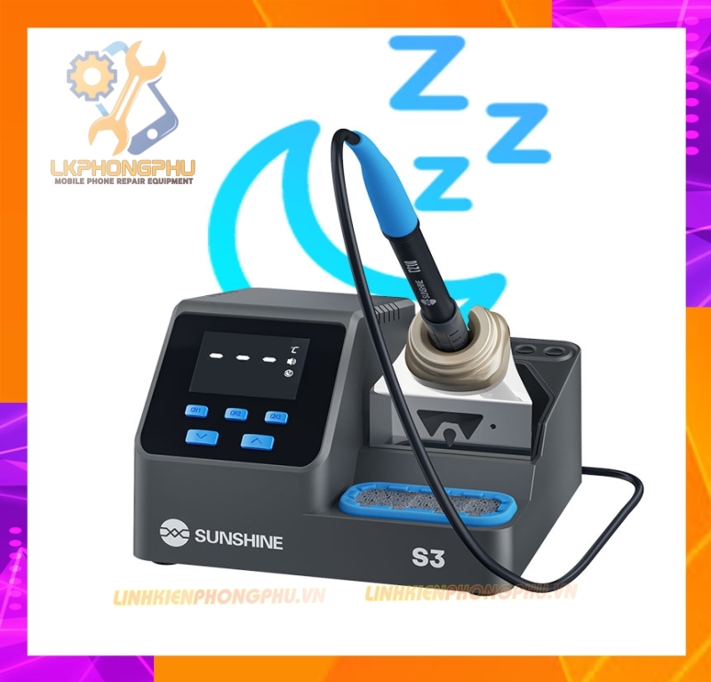 Máy Hàn Sunshine S3 C210 lên nhiệt nhanh. 3 kênh nhớ ( Kèm mũi C210 Cắt )