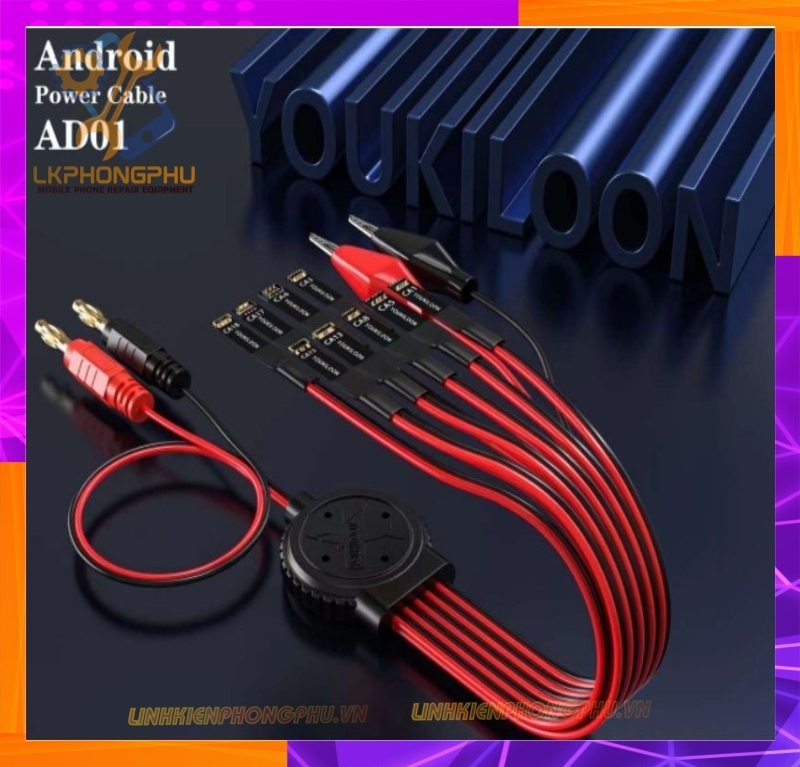 Dây Cấp Nguồn Android YOUKILOON POWER SUPPLY CABLE AD01