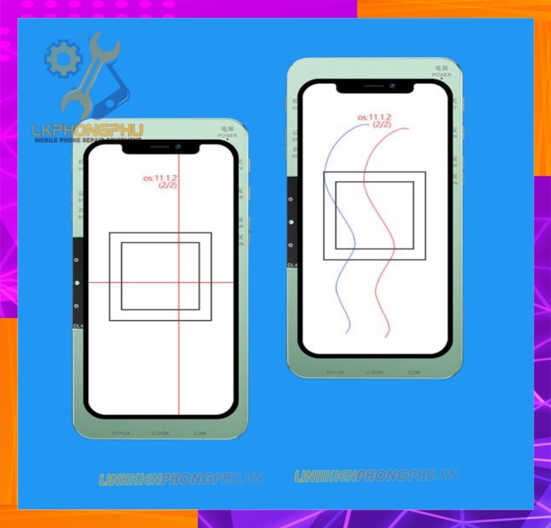 Box Test Kiểm tra Màn Hình cảm ứng DL400Pro Test Full IP 6G-16PRM vs Android (hỗ trợ test 1125 model)