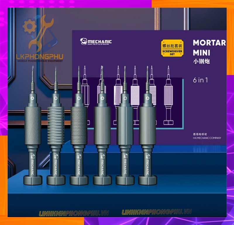 Bộ Tuavit Mechanic IShell MAX ( Bộ 6 cây ) 