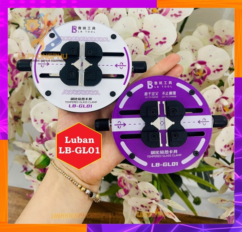 💦Kep Main  Kính cường Lực Luban LB-GJ01 ( Trắng ) và LB-GL01 ( Tím )