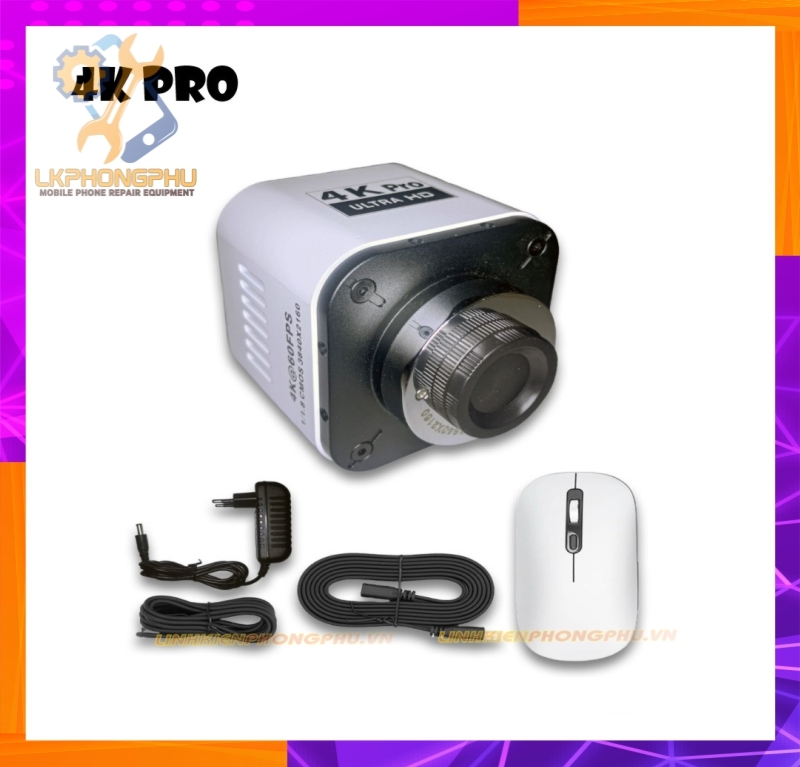 Cam 4K Ultra HD Trắng  Điều Khiển Bằng Chuột