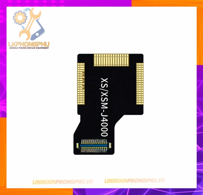 Cáp Mạch hàn 2 mặt thay thế Camera Sau iPhone: 7G - 8G - XS / XSMax Hãng AiXun