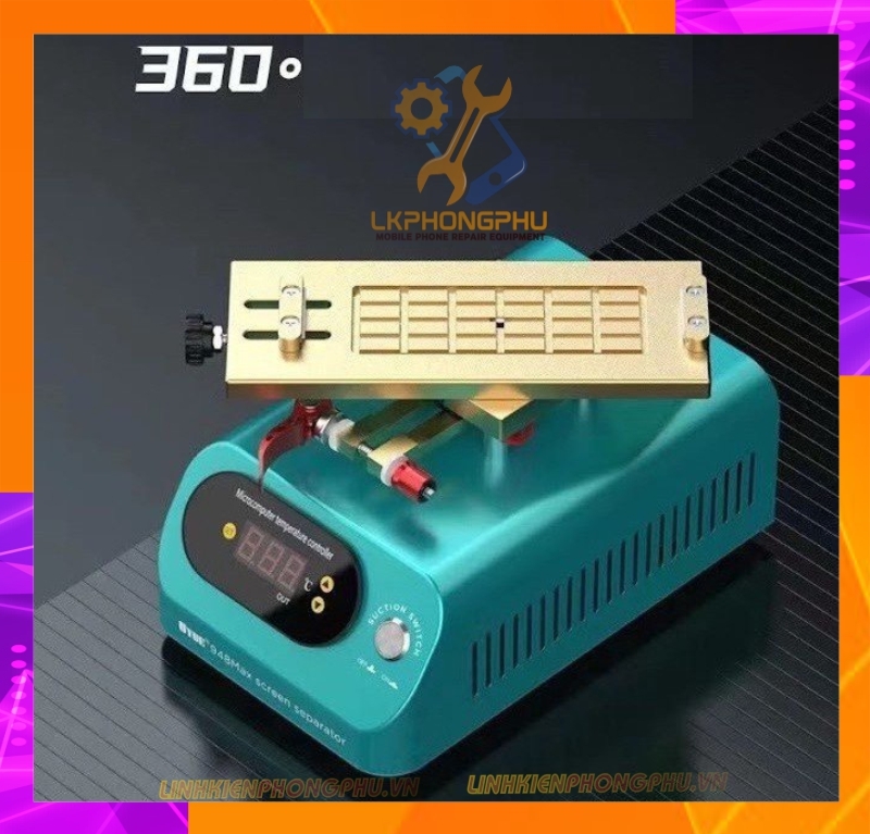 Bàn nhiệt cắt kính nguyên cây UYUE 948Max II Xoay 360°