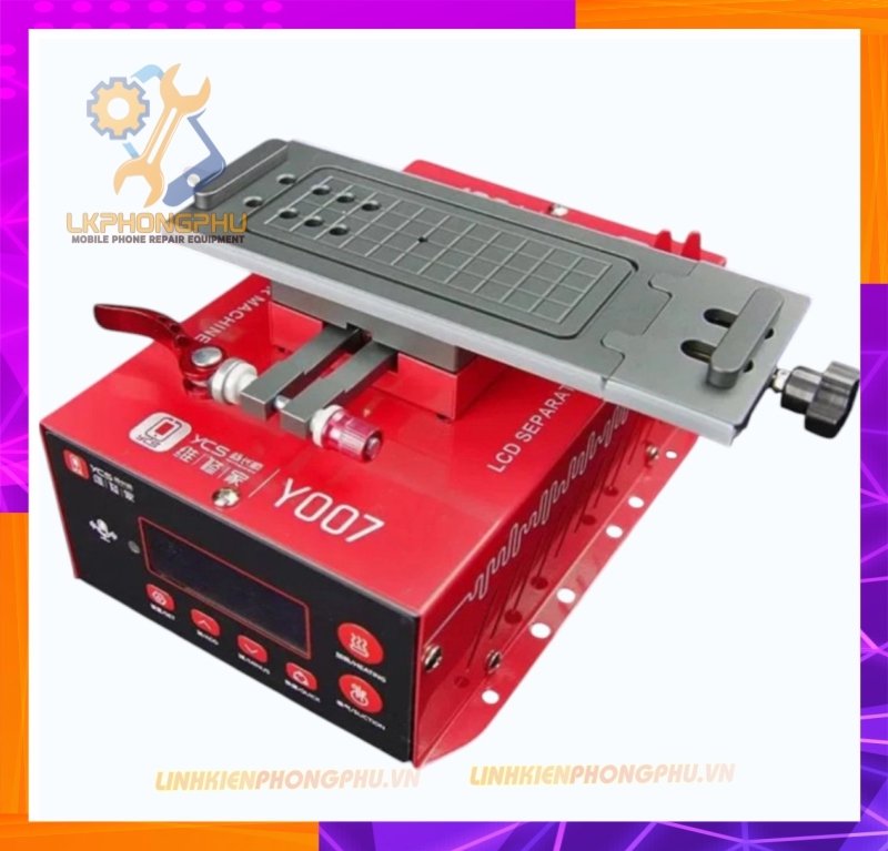 Bàn Nhiệt Cắt Kính Nguyên Khung  YCS Y007 Xoay 360°. Tích Hợp AI Thông Mình . Hút Điện Tử Cực Khỏe