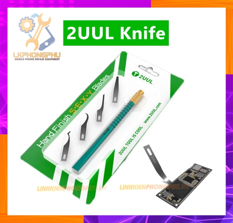Bộ Tool Cán Dao Kèm Lưỡi Dao Làm IC 2UUL Tool Is Cool
