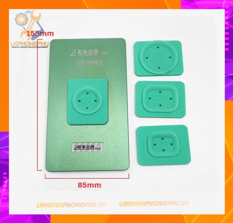 Bộ khuôn ép Kính Apple Watch XHZC N+5 Từ S1-S6 38mm/40mm/42mm/44mm ( 8 in 1)