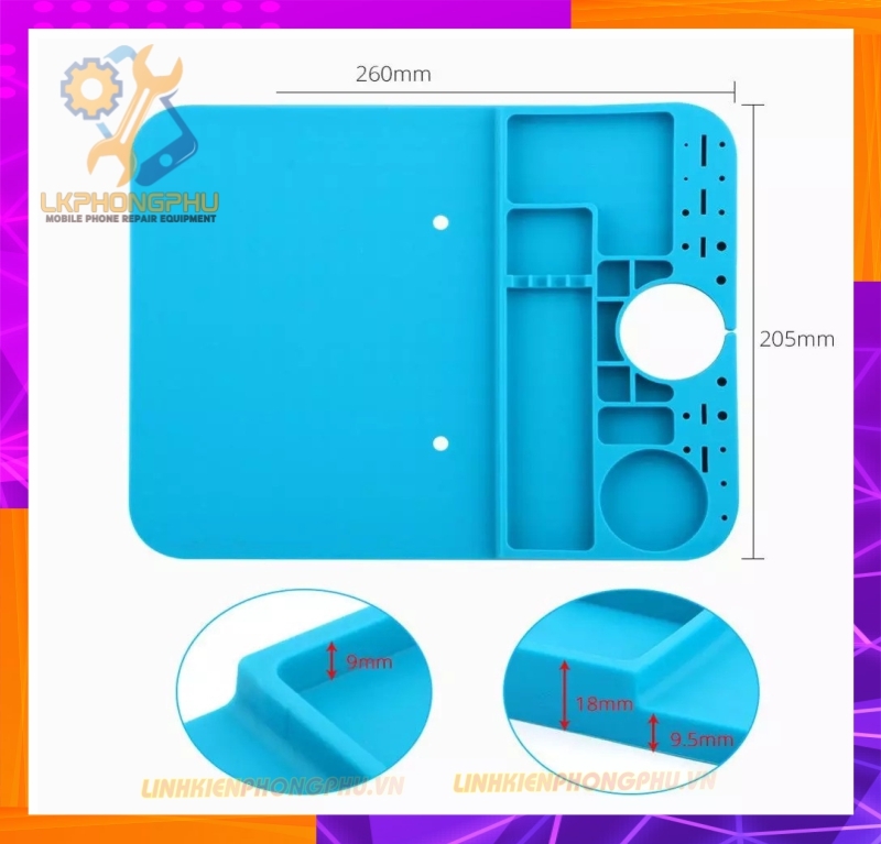 Thảm Lót Kính Hiển Vi Vô Cực Chống Cháy