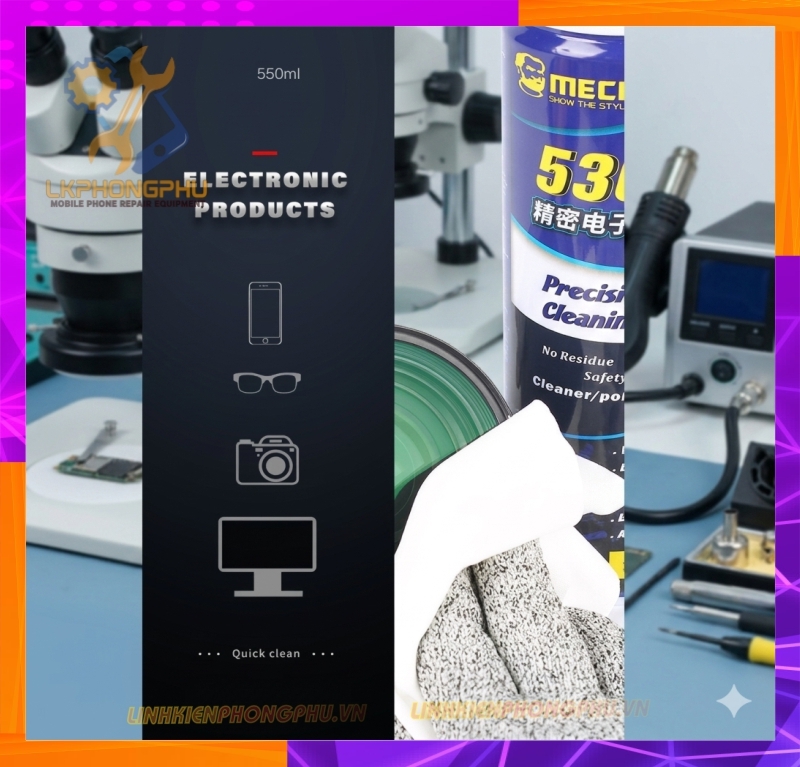 Nước 530 Mechanic ( Chính Hãng ).Dung dịch vệ sinh và tẩy keo chuyên dụng