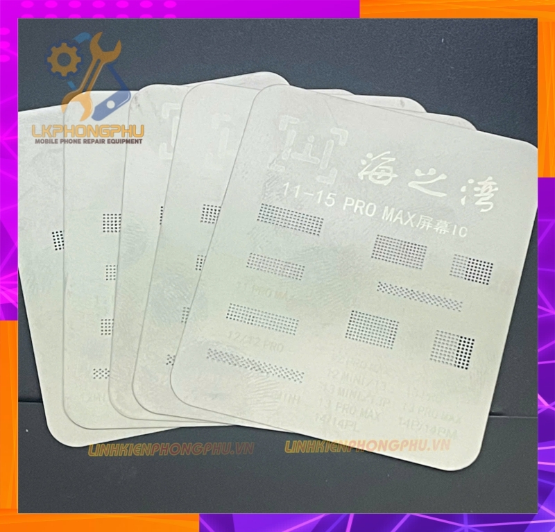Vỉ làm IC Màn iPhone 11-15Pro Max