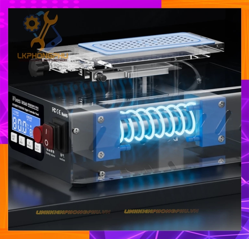 Máy Cắt Kính iFixes  iR360 Xoay 360° (Hút Cực Mạnh)