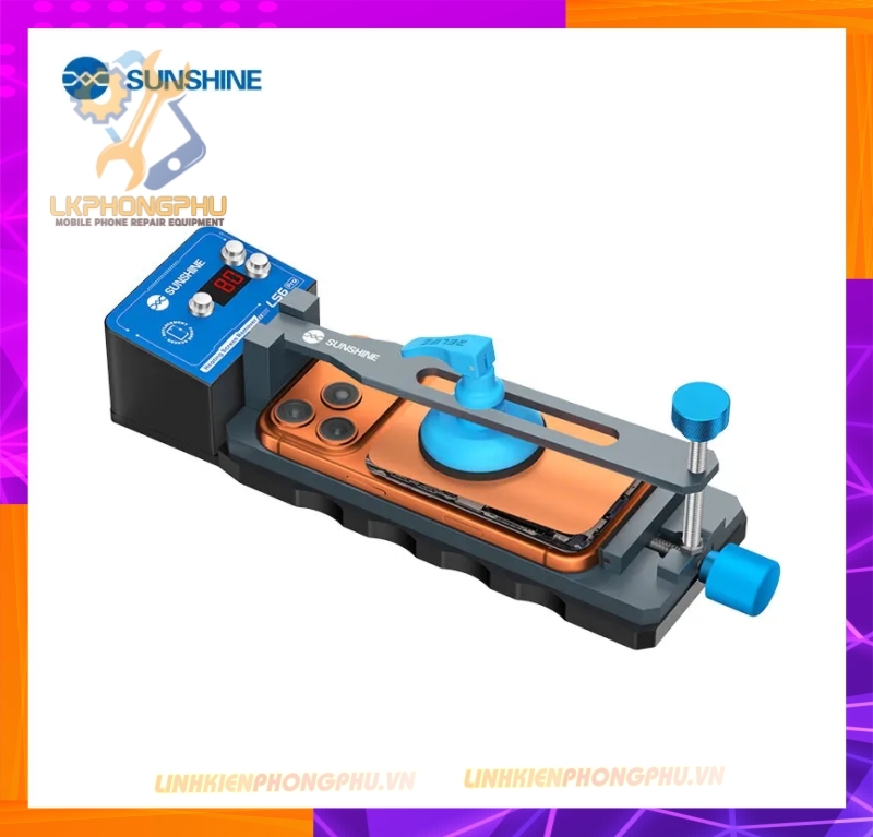 Đế Kẹp Gia Nhiệt Tháo Màn Hình Sunshine LS6 Pro nóng lạnh 0°-80°C