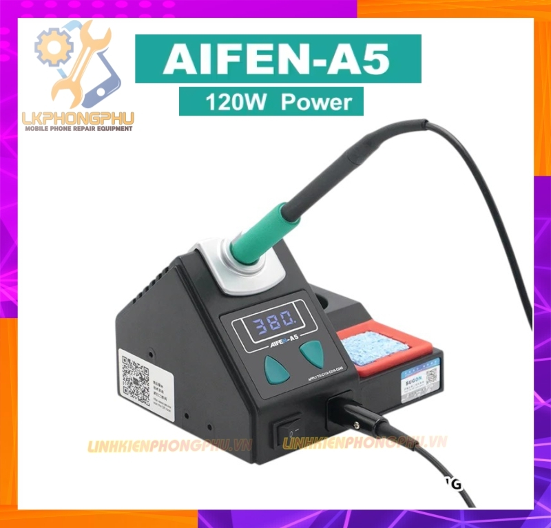 Máy Hàn Aifen A5 tay cầm điều khiển (Mũi hàn C210-K) 120W