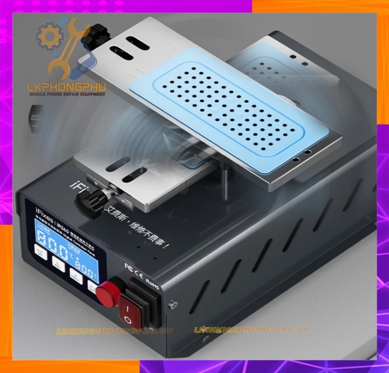 Máy Cắt Kính iFixes  iR360 Xoay 360° (Hút Cực Mạnh)