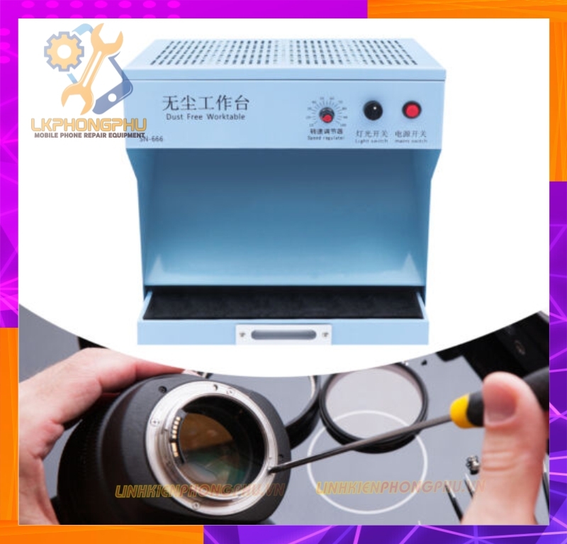 Máy khử lọc bụi từ tính SN-666 ( 2 chế độ đèn )