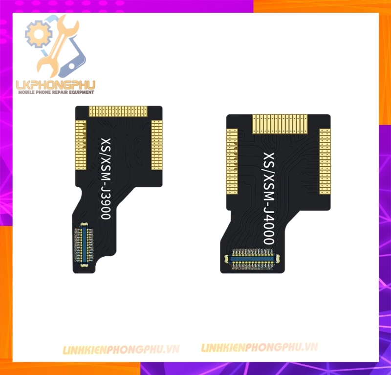 Cáp Mạch hàn 2 mặt thay thế Camera Sau iPhone: 7G - 8G - XS / XSMax Hãng AiXun