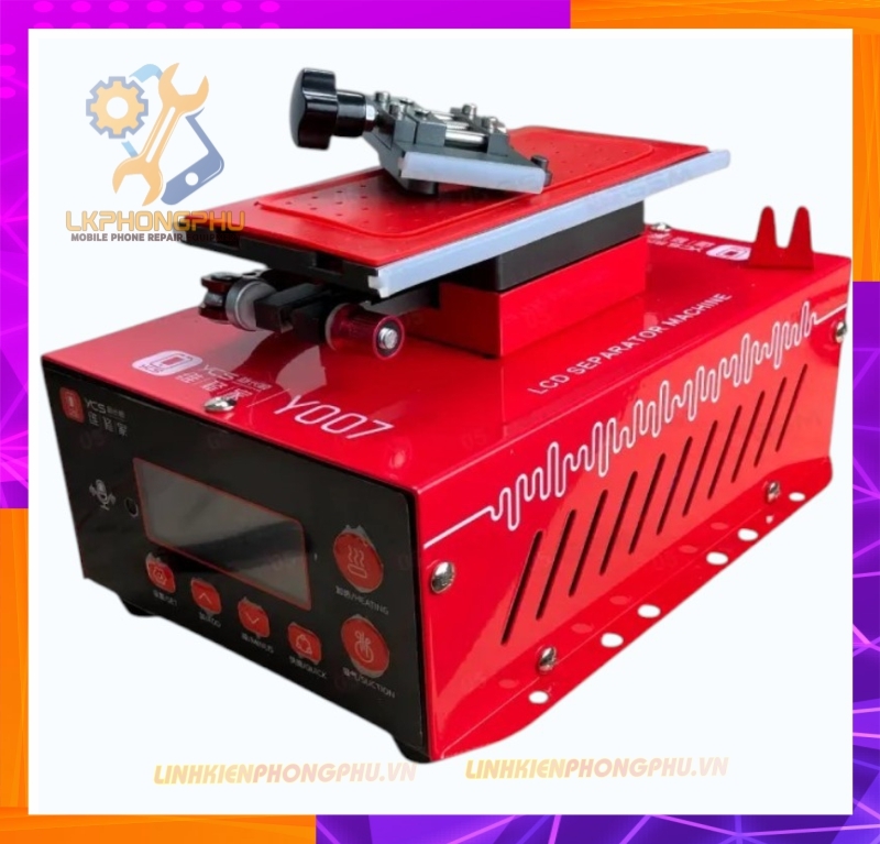 Bàn Nhiệt Cắt Kính Nguyên Khung  YCS Y007 Xoay 360°. Tích Hợp AI Thông Mình . Hút Điện Tử Cực Khỏe