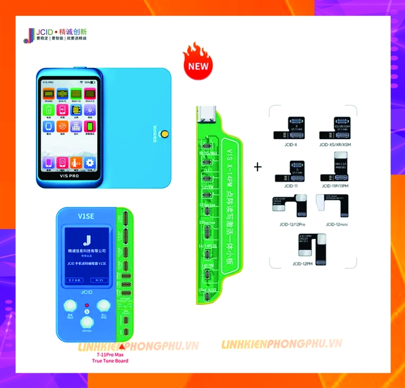 Cáp làm Face JCID Không Khò Hàn X đến 12ProMax