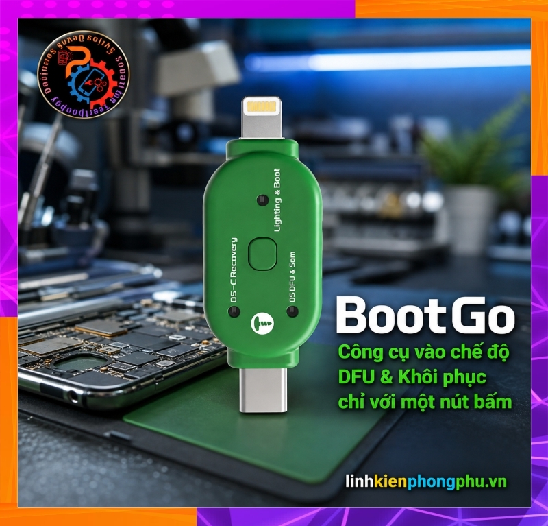 Thiết bị vào DFU - Recovery iPhone - Android 2UUL TG01 Boot Go One-Click DFU Recovery Model Tool điện thoại