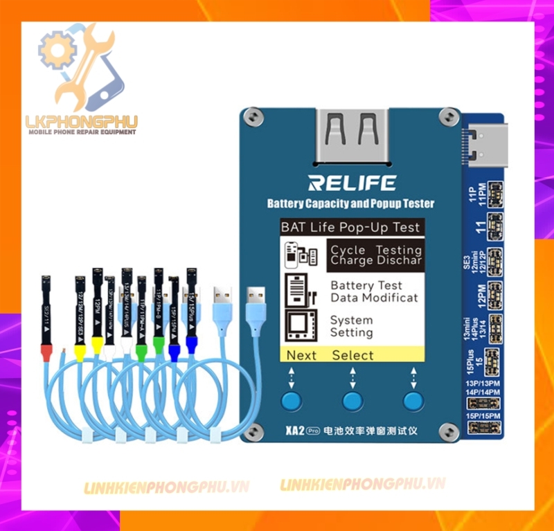 Box sửa % Pin RL XA2 pro Từ 11 - 15Pro Max ( Không cần dùng Cáp Fix )