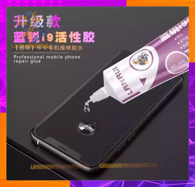 Keo dán Lanrui i9 Tuyp 55ml ( Đen và Trắng )