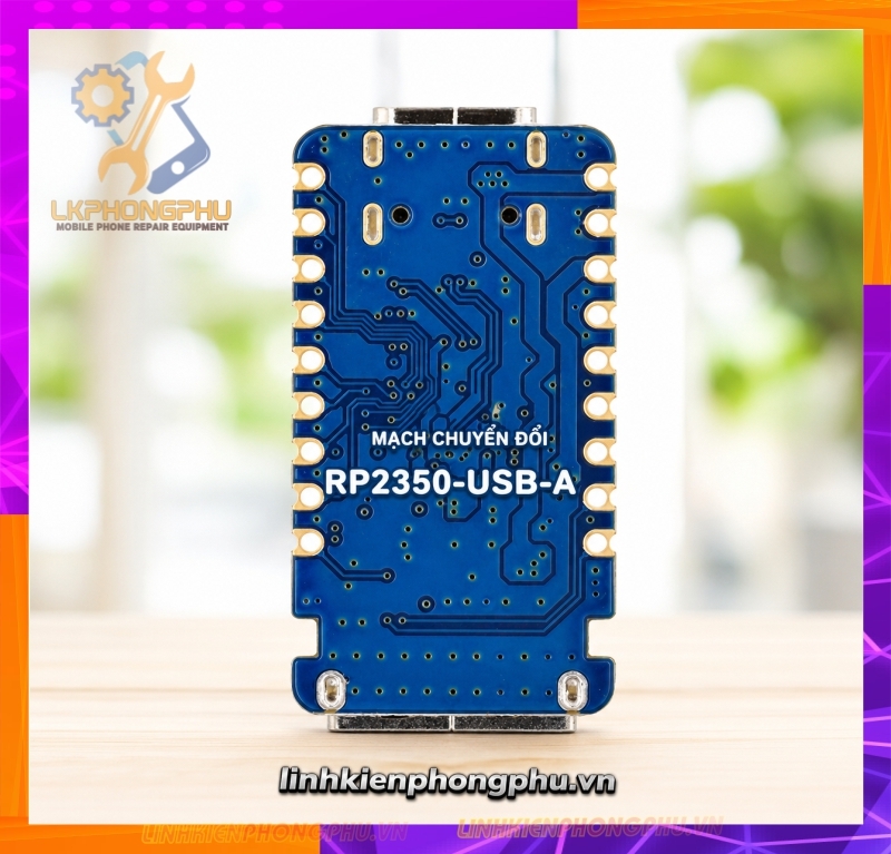 Mạch Bypass A12/A13 WaveShare RP2350-USB-A- Raspberry Pico 2 (Micro và Type C) - RP2350 Zero Mini