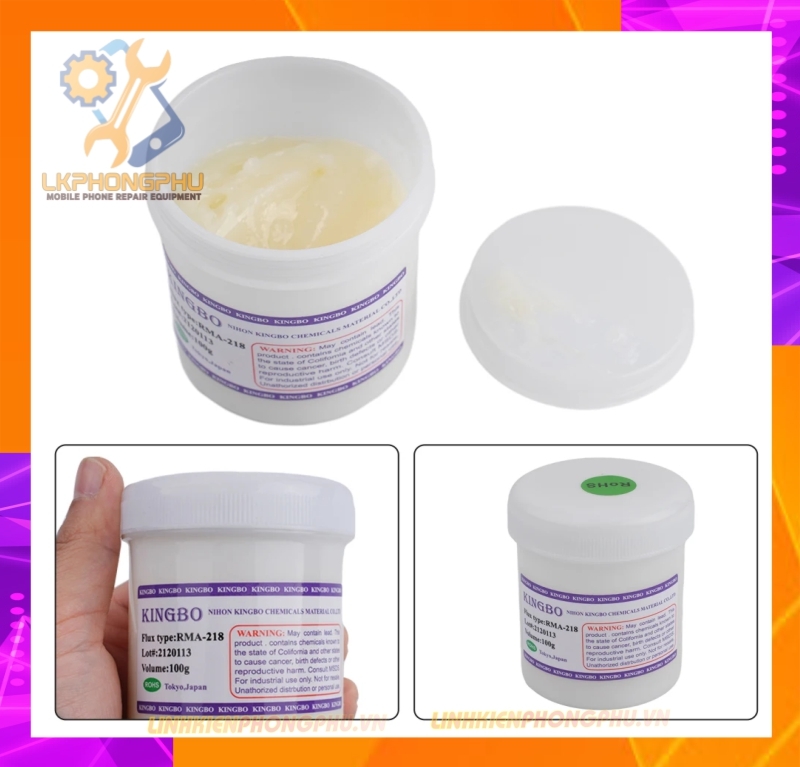 Mỡ hàn Kingbo RMA-218:100g