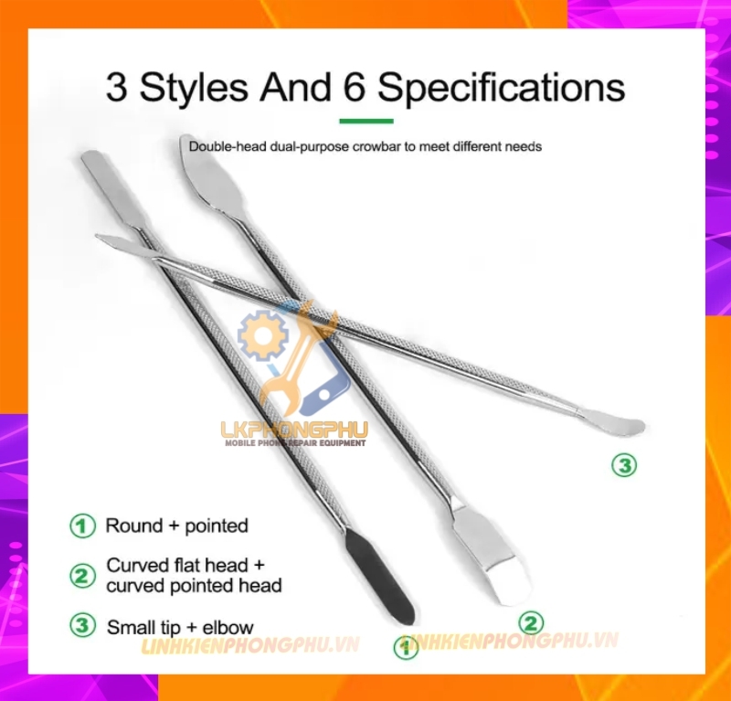 Bộ 3 cây tool dùng mở màn - tháo pin - tháo nắp lưng...