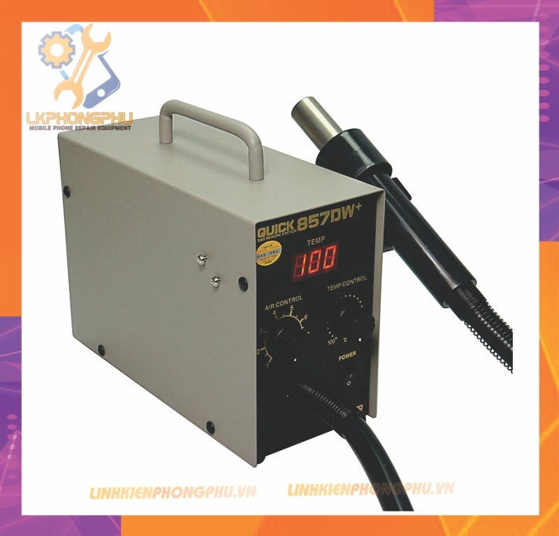 Máy khò quốc dân  Quick 857DW+ chính hãng 580W Chế độ ngủ tự động thông minh