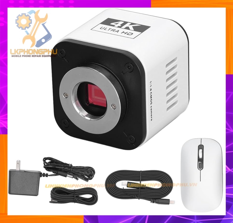 Cam 4K Ultra HD Trắng  Điều Khiển Bằng Chuột