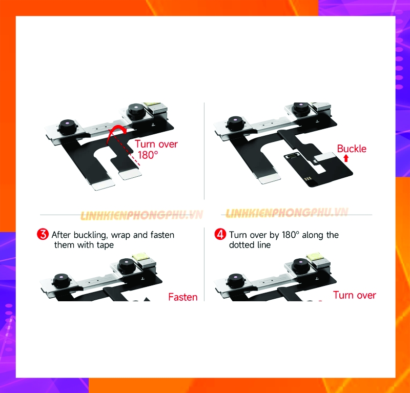 Cáp làm Face JCID Không Khò Hàn X đến 12ProMax