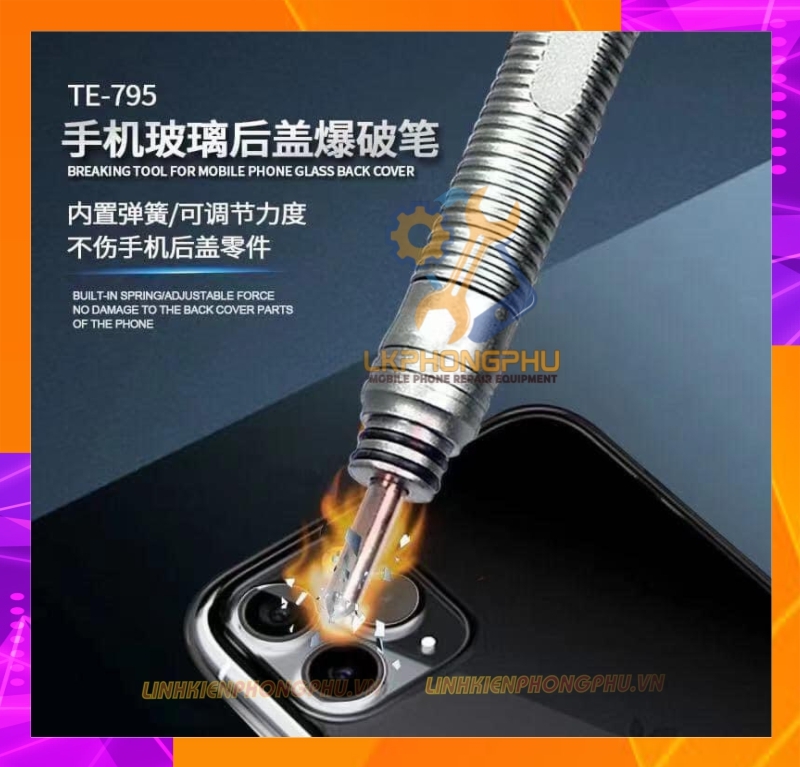 Bút phá kính chỉnh lực 2 đầu