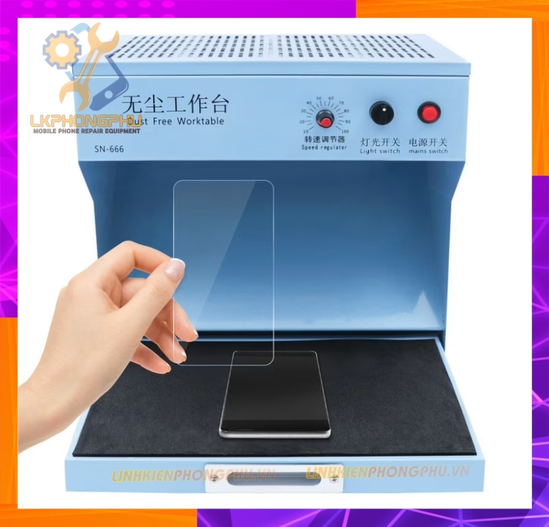 Máy khử lọc bụi từ tính SN-666 ( 2 chế độ đèn )