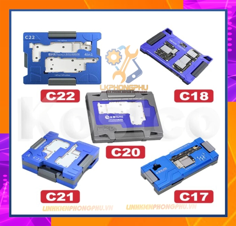 Đế Test Main Mijing C17-C18-C20-C21-C22 - C23 Từ X - 15Pro Max