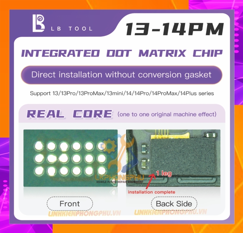 IC Làm Face ID Luban 1 Tầng Remeo 2: Từ X - 12Pro Max / 13-14 Series / 15 Series