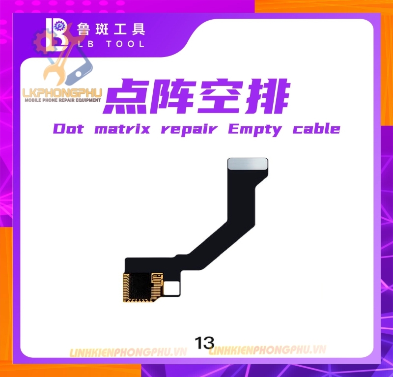 Cáp sửa Face ID khò hàn không tách thấu (không tách đế lăng kính) từ iPhone 13 đến iPhone 17