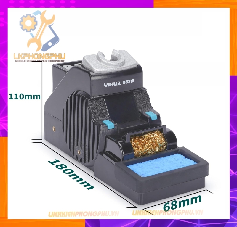 Trạm Hàn YIHUA 982-III (Tay hàn mũi hàn Chuyên Câu C115) CS30W Nhiệt Từ 90°C-450°C
