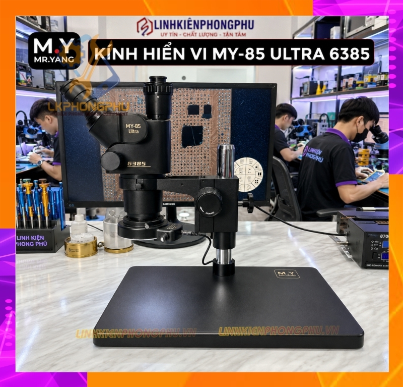 Mr.Yang MY-85 Ultra (hay YCS Mr.Yang 85 Ultra) Dòng kính hiển vi soi nổi 3 mắt chuyên nghiệp
