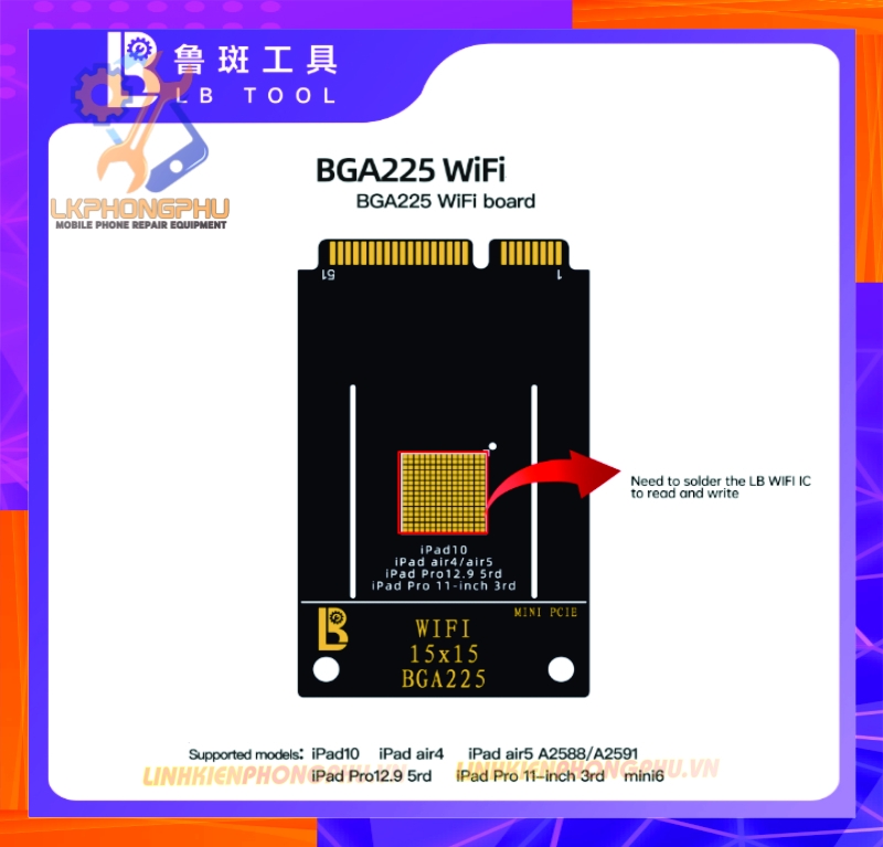 Luban H7 PCIE 4.0 Programmer vs Module WiFi Universal Board Package