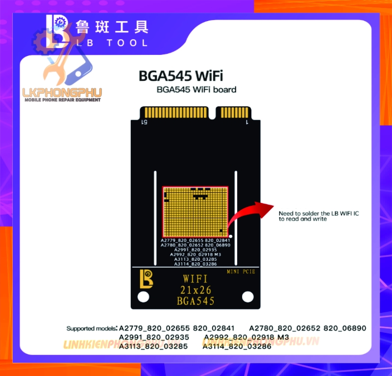 Luban H7 PCIE 4.0 Programmer vs Module WiFi Universal Board Package