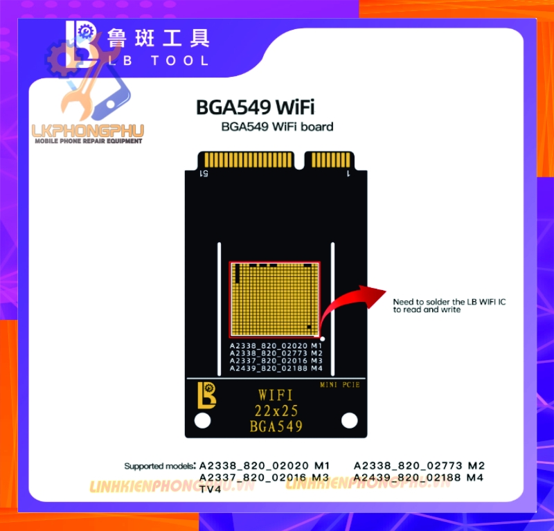 Luban H7 PCIE 4.0 Programmer vs Module WiFi Universal Board Package